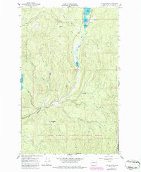 Lake Gillette 1966 topographic map thumbnail