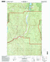 Lake Gillette 1992 topographic map thumbnail