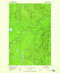 Lake Joy 1953 topographic map thumbnail