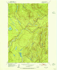 Lake Joy 1953 topographic map thumbnail