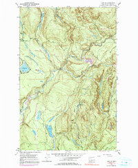 Lake Joy 1953 topographic map thumbnail