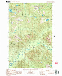 Lake Philippa 1989 topographic map thumbnail