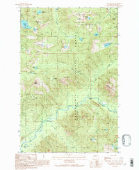 Lake Philippa 1989 topographic map thumbnail