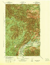 Lake Pleasant 1942 topographic map thumbnail