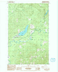 Lake Pleasant 1984 topographic map thumbnail