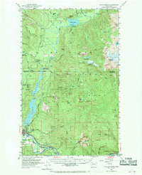 Lake Shannon 1952 topographic map thumbnail