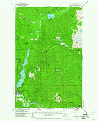 Lake Shannon 1952 topographic map thumbnail