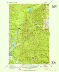 Lake Shannon 1952 topographic map thumbnail