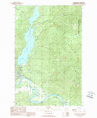 Lake Shannon 1989 topographic map thumbnail