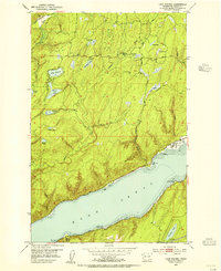 Lake Wooten 1953 topographic map thumbnail