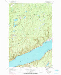 Lake Wooten 1953 topographic map thumbnail