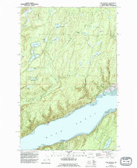 Lake Wooten 1953 topographic map thumbnail