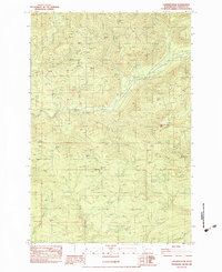 Lakeview Peak 1983 topographic map thumbnail