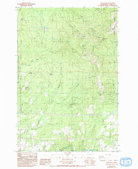 Larch Mtn 1986 topographic map thumbnail