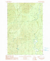 Larsen Creek 1990 topographic map thumbnail