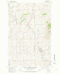 Latah 1980 topographic map thumbnail