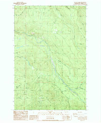 Le Dout Creek 1987 topographic map thumbnail