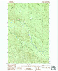 Le Dout Creek 1987 topographic map thumbnail