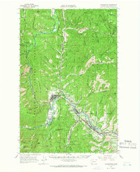 Leavenworth 1964 topographic map thumbnail