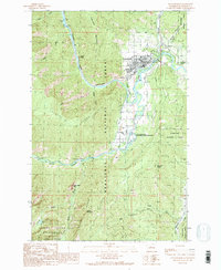Leavenworth 1989 topographic map thumbnail