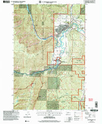 Leavenworth 2003 topographic map thumbnail