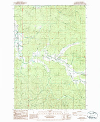 Lebam 1986 topographic map thumbnail