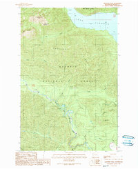Lightning Peak 1990 topographic map preview