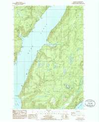Lilliwaup 1985 topographic map thumbnail