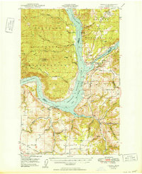 Lincoln 1950 topographic map preview