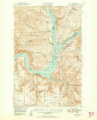 Lincoln 1950 topographic map preview