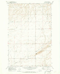 Lind SE 1970 topographic map thumbnail