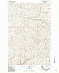 Little Penawawa Creek 1981 topographic map thumbnail