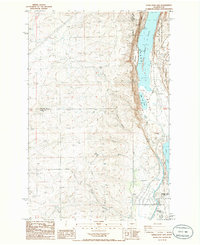 Little Soap Lake 1986 topographic map thumbnail
