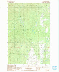 Littlerock 1986 topographic map thumbnail