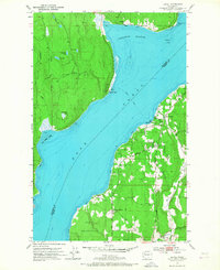 Lofall 1953 topographic map preview