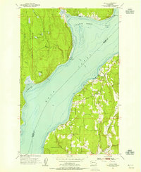 Lofall 1953 topographic map thumbnail