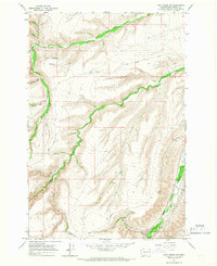 Logy Creek NE 1965 topographic map thumbnail