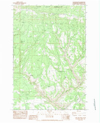 Lone Pine Butte 1983 topographic map thumbnail