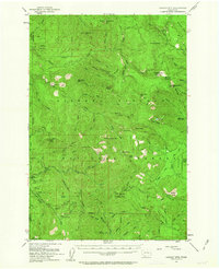 Lookout Mtn 1953 topographic map thumbnail