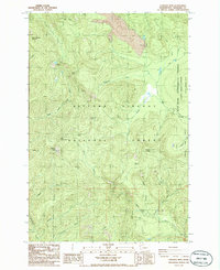 Lookout Mtn 1986 topographic map thumbnail