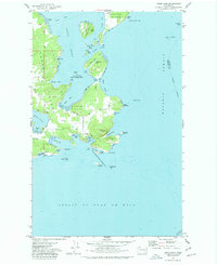 Lopez Pass 1973 topographic map thumbnail
