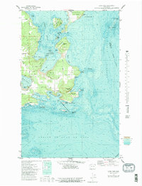 Lopez Pass 1973 topographic map thumbnail