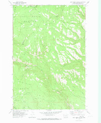 Lost Horse Plateau 1970 topographic map thumbnail