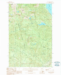 Lost Lake 1989 topographic map thumbnail