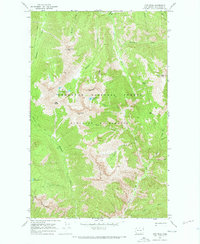 Lost Peak 1969 topographic map thumbnail