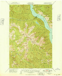 Lucerne 1949 topographic map preview
