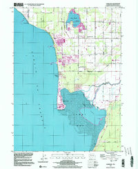Lummi Bay 1997 topographic map thumbnail