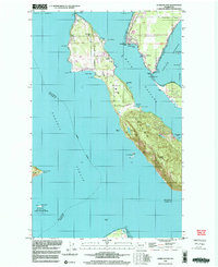 Lummi Island 1998 topographic map thumbnail