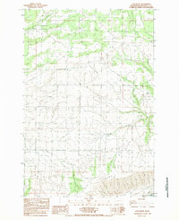 Luna Butte 1983 topographic map thumbnail