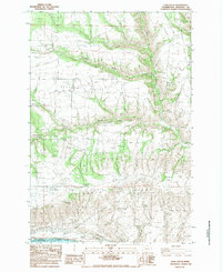 Luna Gulch 1983 topographic map thumbnail